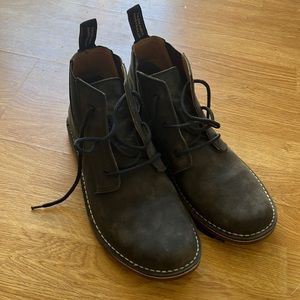 Blundstone Australian suede boots.